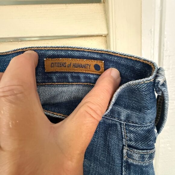 Citizens Of Humanity Blue Straight Jeans Classic Style - Picture 4 of 9